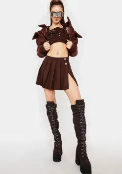 Poster Grl Tops Cocoa Playing The Field Utility Overall Top