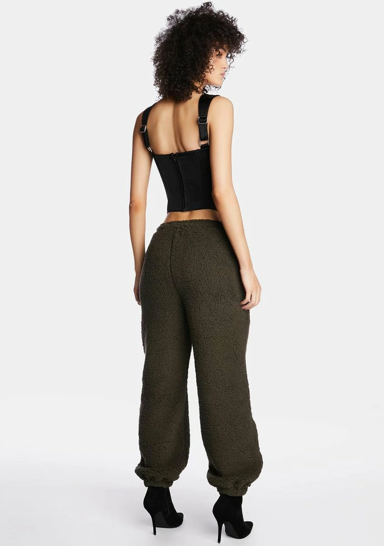 Poster Grl Jogger Sweatpants Nuclear Unit Faux Shearling Joggers 6 Poster Grl Jogger Sweatpants Nuclear Unit Faux Shearling Joggers