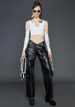 Poster Grl Game Over Halter Top Crop Halter Top