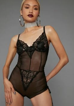 Poster Grl Hidden Talent Mesh Romper Lingerie & Sleepwear