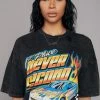 Poster Grl Graphic T-Shirt Rev Your Engine Graphic Tee 2 Poster Grl Graphic T-Shirt Rev Your Engine Graphic Tee