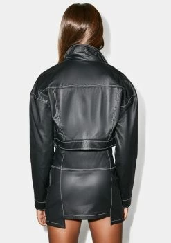 Poster Grl No Hard Feelingz Cropped Jacket