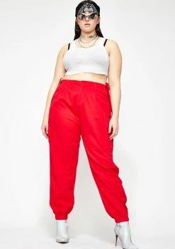 Poster Grl Straight Litty Goal Digger Suspender Pants