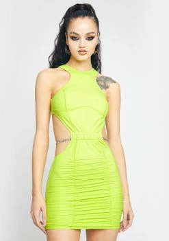 Poster Grl Dresses Wind It Up Ruched Bodycon Dress