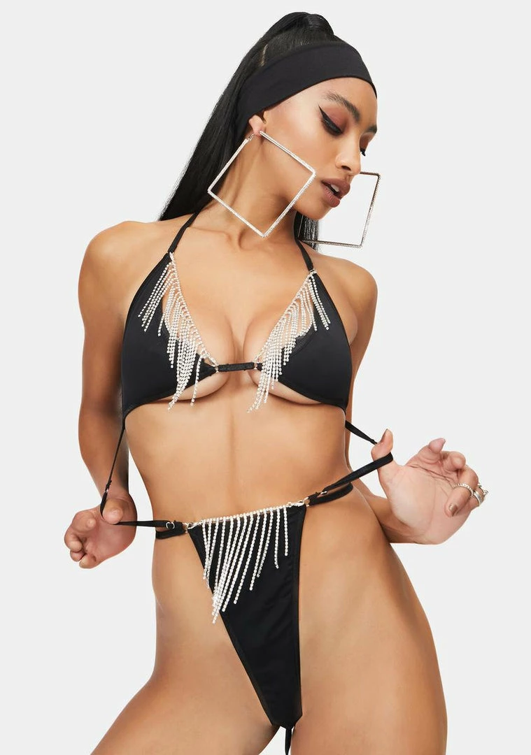 Poster Grl Naughty Girl Rhinestone Bodysuit Lingerie & Sleepwear 3 Poster Grl Naughty Girl Rhinestone Bodysuit Lingerie & Sleepwear