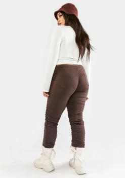 Poster Grl Plus Hot Roommate Ruched Joggers Jogger Sweatpants 9 Poster Grl Plus Hot Roommate Ruched Joggers Jogger Sweatpants