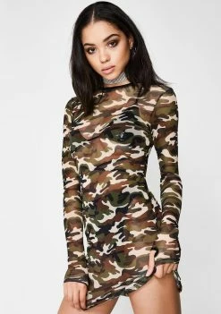 Poster Grl Dresses Secret Mission Camo Dress