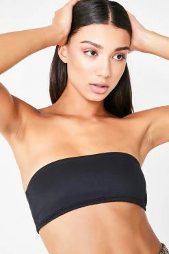 Poster Grl Wicked Ish Talker Lace-Up Bandeau Tops