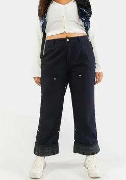 Poster Grl Bottoms Plus Ahead Of The Game Carpenter Pants