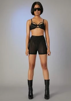 Poster Grl Play My Game Biker Shorts Set Lingerie & Sleepwear