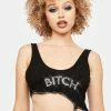 Poster Grl Icy Babe Rhinestone Tank Top