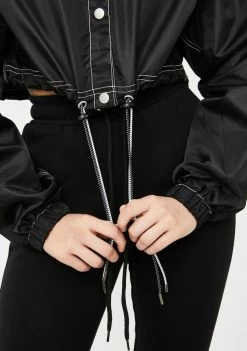 Poster Grl Outerwear Signed A Contract Crop Jacket