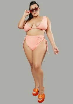 Poster Grl Plus Peachy Vice High Rise Bikini Set Swim 8 Poster Grl Plus Peachy Vice High Rise Bikini Set Swim