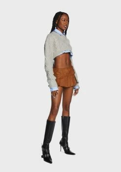 Poster Grl Camel Viral Takeover Mini Skirt