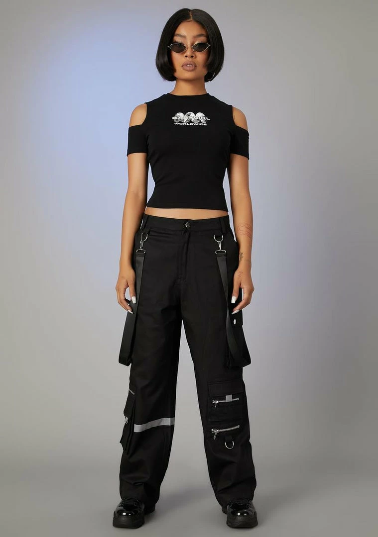 Poster Grl Viral Sensation Cut-Out Graphic Tee Tops 4 Poster Grl Viral Sensation Cut-Out Graphic Tee Tops