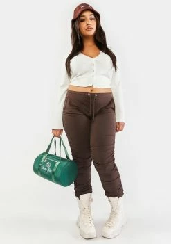 Poster Grl Plus Hot Roommate Ruched Joggers Jogger Sweatpants 8 Poster Grl Plus Hot Roommate Ruched Joggers Jogger Sweatpants