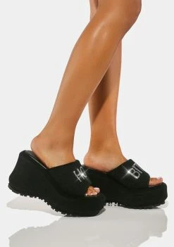 Poster Grl Platform Sandals That's My Name Platform Slides 10 Poster Grl Platform Sandals That's My Name Platform Slides