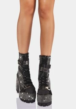 Poster Grl Platforms Baddie Mentality Platform Boots