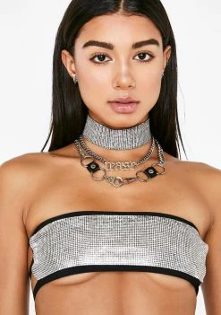 Poster Grl Taste My Luxury Diamond Tube Lingerie & Sleepwear