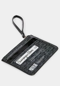 Poster Grl Bags & Wallets Swiping Black Card Clutch 9 Poster Grl Bags & Wallets Swiping Black Card Clutch