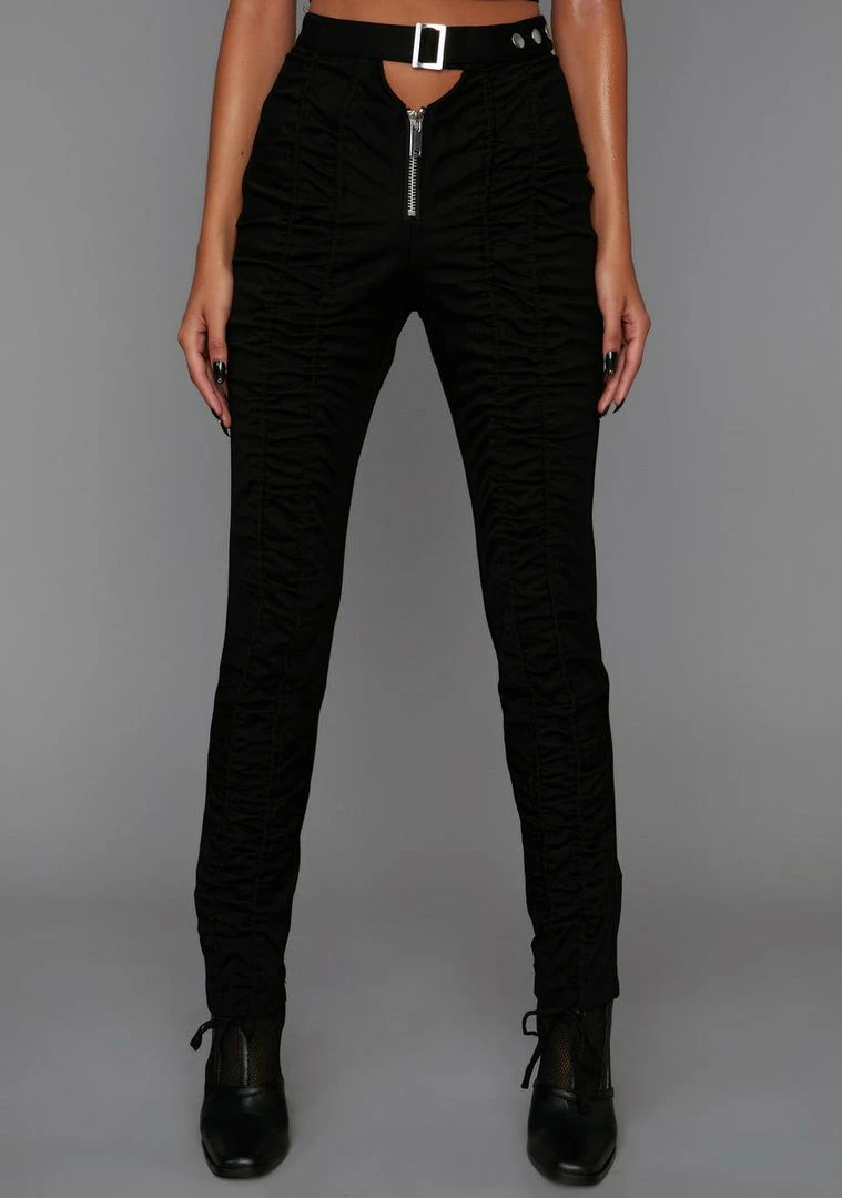 Poster Grl Look At Me Now Ruched Pants Bottoms 3 Poster Grl Look At Me Now Ruched Pants Bottoms