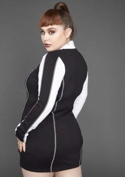 Poster Grl I'll Make My Mark Zip-Up Dress Dresses