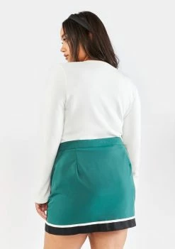 Poster Grl Plus Teal Head Captain Mini Skirt Bottoms