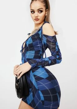 Poster Grl Party Dresses Royal Learn The Ropes Mini Dress