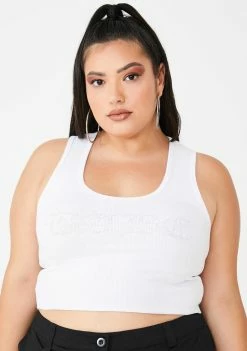 Poster Grl Boujie Babelicious Rhinestone Tank Tops