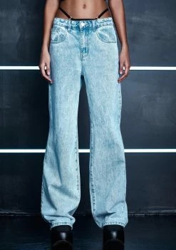 Poster Grl Aim Higher Wide Leg Jeans Wide Leg Pants