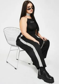 Poster Grl Your Drip Disorder Rhinestone Joggers Bottoms