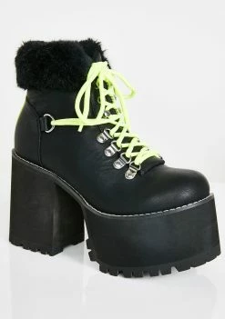 Poster Grl Platforms Street Stomper Platform Hiking Boots