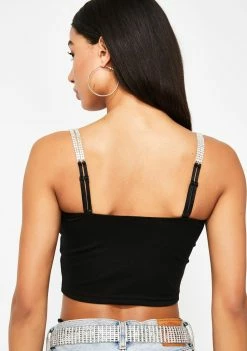 Poster Grl Platinum Pressure Rhinestone Top