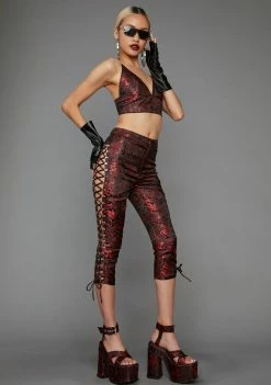 Poster Grl Clout Games Pedal Pusher Pants Bottoms