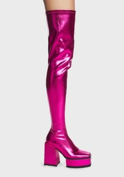 Poster Grl Elevated Energy Thigh High Boots