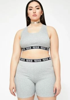 Poster Grl Go Boss Mode Biker Shorts Bottoms