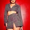 Poster Grl She's Been Mean Cropped Tweed Blazer 1 Poster Grl She's Been Mean Cropped Tweed Blazer