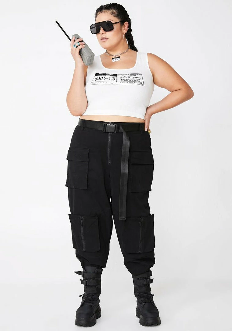 Poster Grl Tops Warning PG- 13 Graphic Tank 5 Poster Grl Tops Warning PG- 13 Graphic Tank