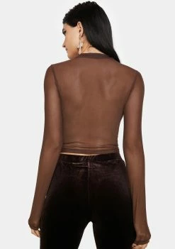 Poster Grl Cut Above The Rest Mesh Top