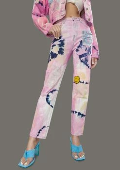 Poster Grl Twisted Rhythm Patched Tie Dye Jeans