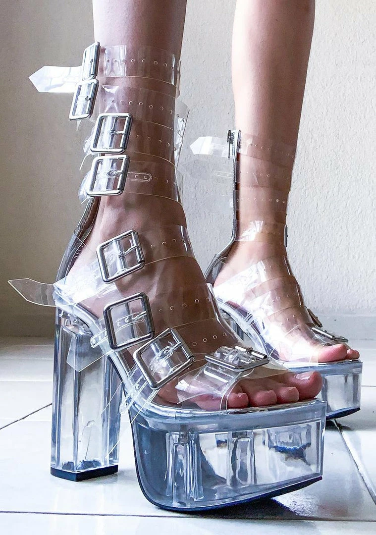 Poster Grl Level Up Platform Buckle Heels Platforms 6 Poster Grl Level Up Platform Buckle Heels Platforms