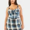 Poster Grl Plus Eff Academia Plaid Mini Skirt