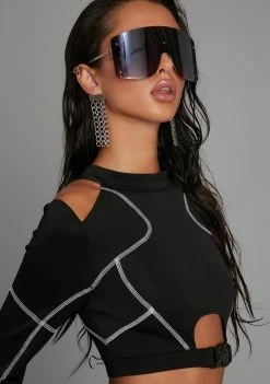 Poster Grl Lead The Way Crop Top Tops