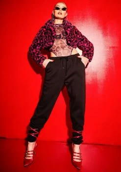 Poster Grl Goddess Time Fleece Joggers