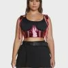 Poster Grl Corset Top Plus Magenta My Type Underbust Corset