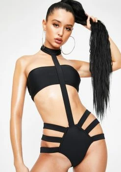 Poster Grl Hot In Hurrr Harness Bikini Set Swim