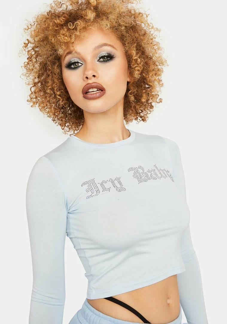 Poster Grl Icy Baby Long Sleeve Crop Top 3 Poster Grl Icy Baby Long Sleeve Crop Top