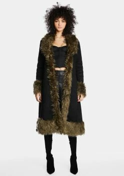 Poster Grl Do Your Thing Faux Fur Coat