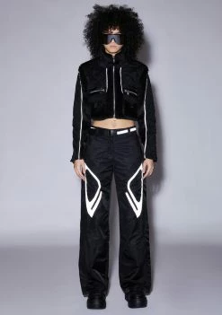 Poster Grl Wide Leg Pants Future Couture Reflective Pants 11 Poster Grl Wide Leg Pants Future Couture Reflective Pants