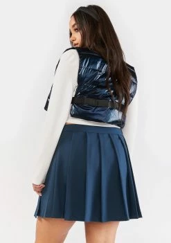 Poster Grl Bottoms Plus Playing The Field Pleated Skirt